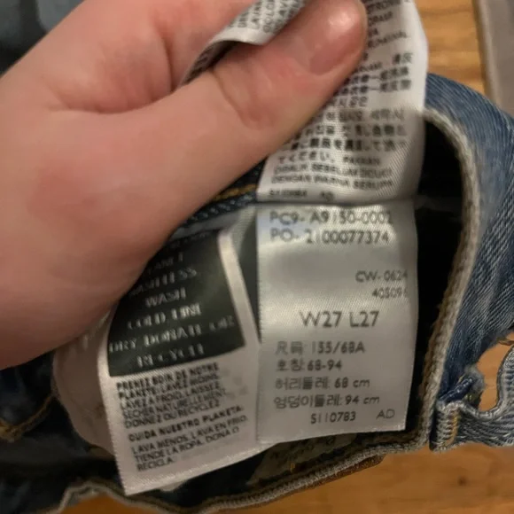 Levi's 90’s Straight Leg Jeans - Medium Blue - Picture 4 of 4